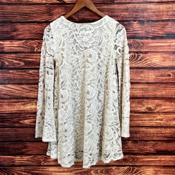 Show Me Your MuMu Fannie Flow Ivory Lace Dress - Picture 5 of 6
